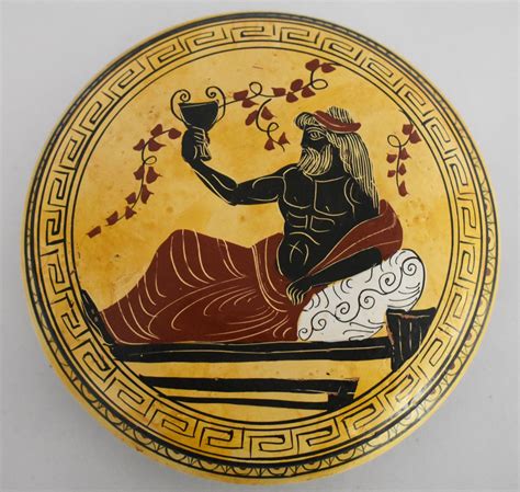 Dionysus: Greek god of wine and ecstasy.